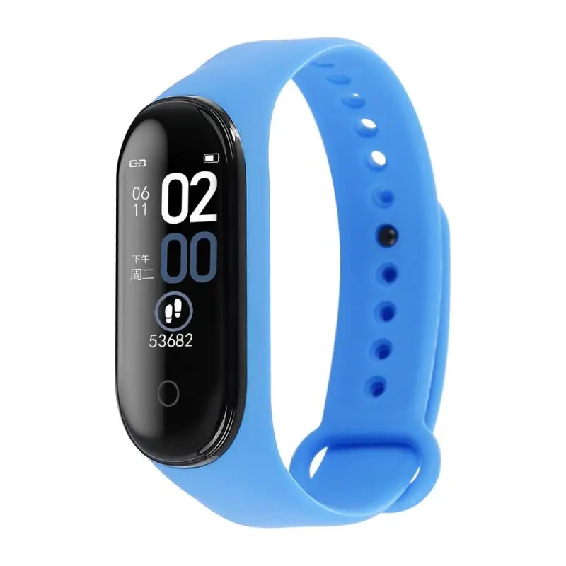 

M4 Bluetooth Colour Screen Smart Bracelet Fitness Tracker Ledong Smart Watch Bracelet Men Women Kids Sport Silicone Band