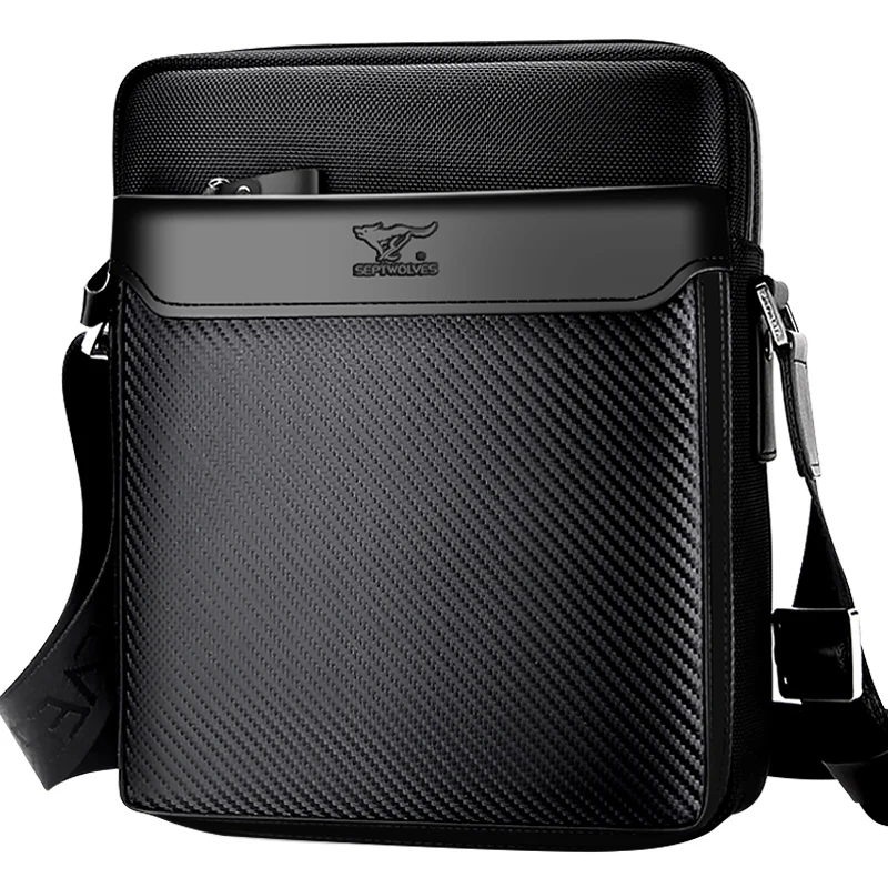 Модная мужская сумка Septwolves повседневные мужские сумки-мессенджеры из ткани
