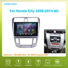 10-дюймовый Android 10 Honda City 2008-2014 AC RHD автомобильная навигация для DSP CarPlay автомобильное радио мультимедийный видеоплеер Авто Стерео GPS