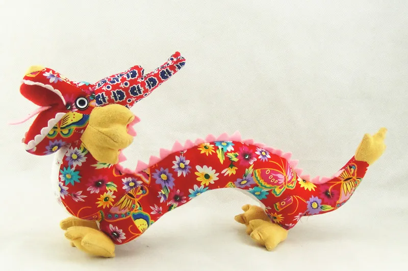 Ant mascot Auspicious pattern embroidered dragon Doll long Pillow stickers ball Gift Plush Animals | Игрушки и хобби