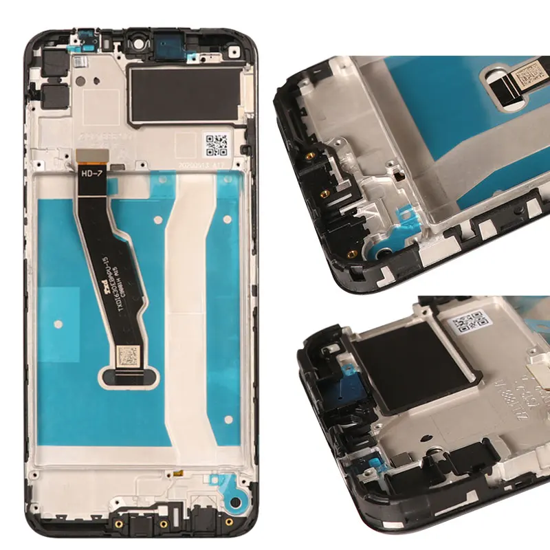 Pantalla LCD t&aacute;ctil para Huawei Honor 9A, recambio de pantalla sin p&iacute;xeles muertos, probado, 6,3 pulgadas-3