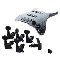 6pcs sealed guitar string tuning pegs tuners machine heads 6r with electric guitar pickguard