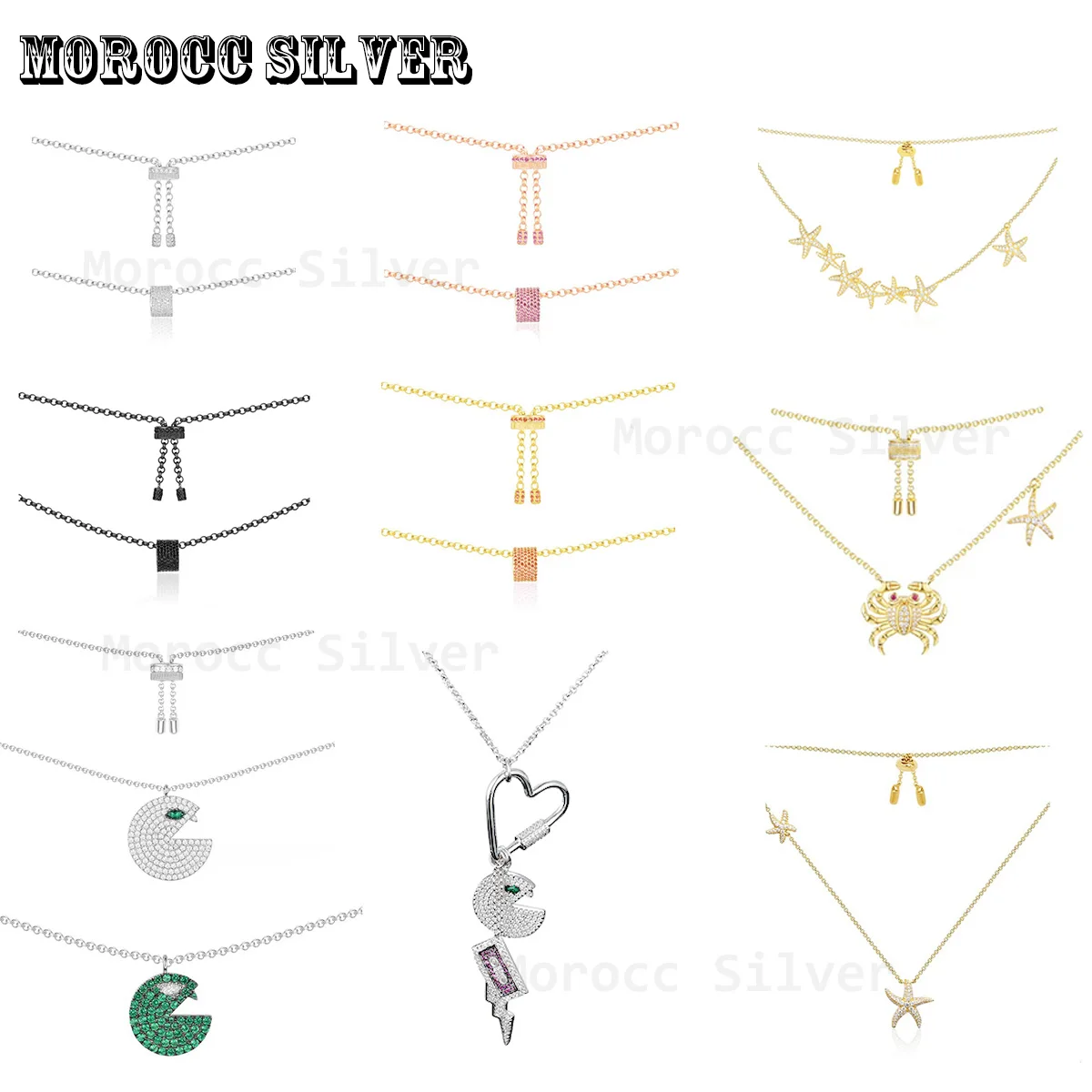 

S925 Silver Jewelry 1:1 Copy, New Temperament Round Wheel Necklace, Luxurious Retro Clavicle Chain Round Wheel Cannibal Design