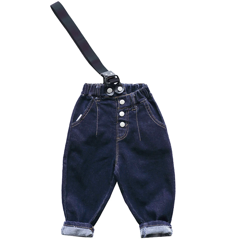 

kids baby girls jeans autumn fashion trousers toddler girl pants jeans children button belt denim long pants 1-6Y