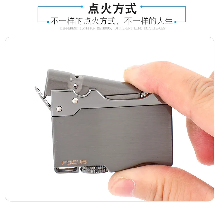 

Men's Creative Windproof Lighter Flame Jet Ignition Gas Lighters Butane Lighter Cigarette Accessories
