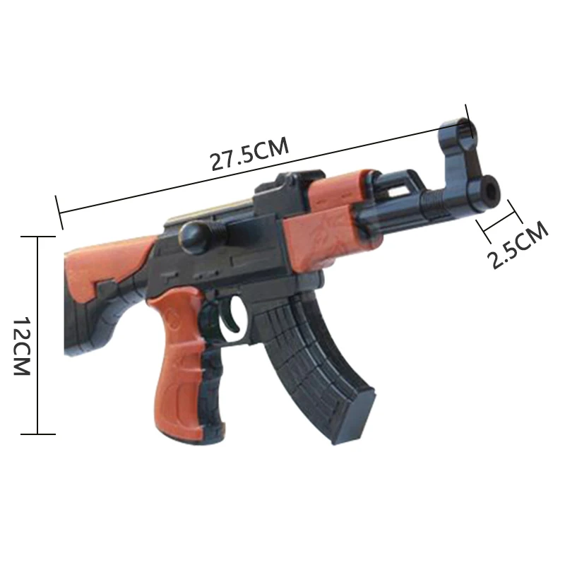 AK47 строительные блоки, игрушечный пистолет для детей, Сборная модель, для строительных съемок, Обучающие игрушки, уличные игрушки, Рождественский подарок на день рождения, 125 126