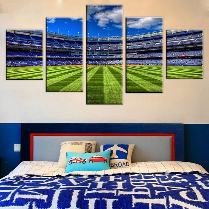 Модульная картина холст настенные картины украшение для дома 5 шт. спортивные