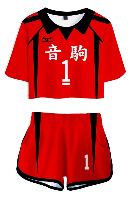 Haikyuu Косплей Karasuno школьная форма трикотажные изделия женские спортивные костюмы