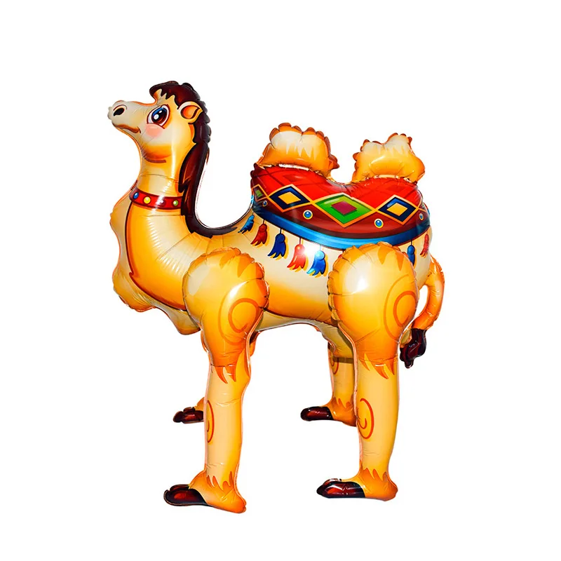 1 шт. DIY 4D ходьба Альпака верблюжья фольга шары джунгли воздушные шарики в виде