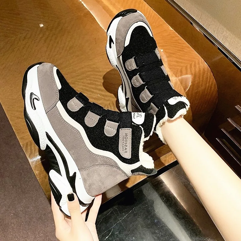 

Womens Boots Women Shoes Keep Warm Wedges Platform Snow Boots Ladies Female Winter Fur Ankle Boots Shoes for Women