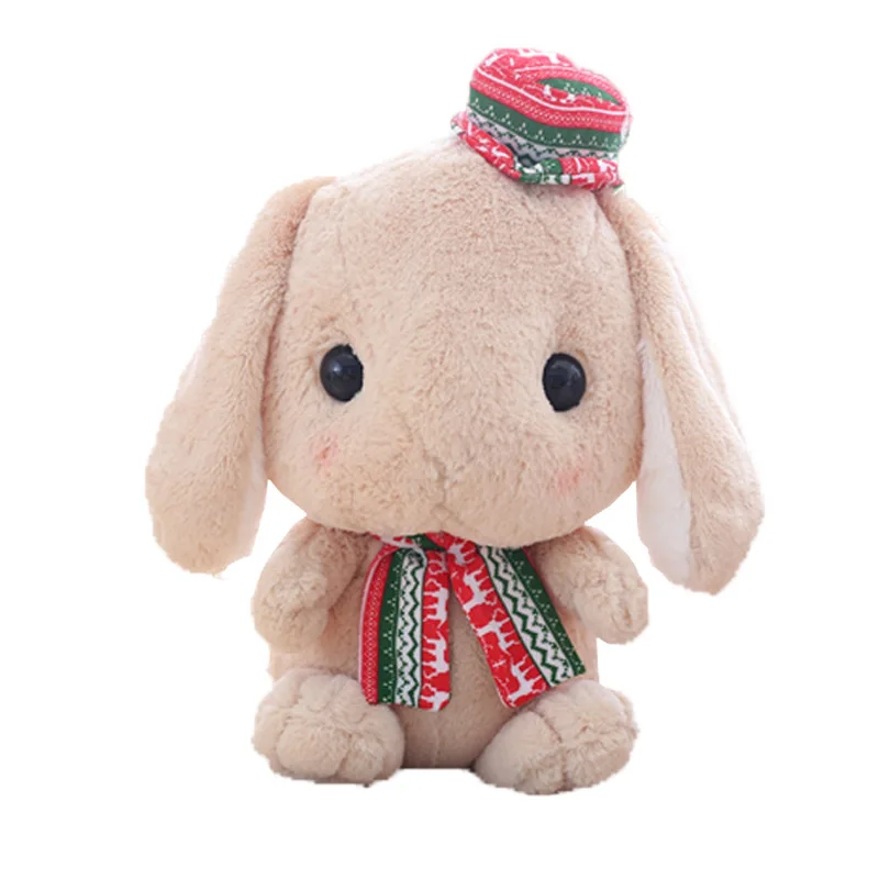 Симпатичная плюшевая детская игрушка кролик моркови с длинными ушами мягкая