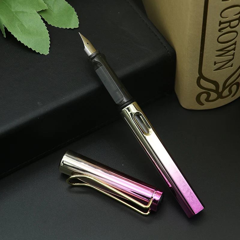 

Newly listed luxury quality fashion color student office fountain pen school stationery supplies ink pen