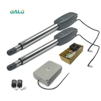 ip55 galo for heavy door dc24vac110vac220v 400kg per leaf dual automatic electrical swing gate opener for home automation