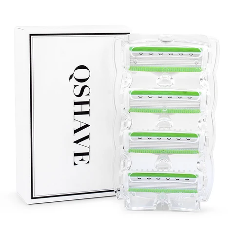 Лезвия для бритвы QShave Green Series Blade X5