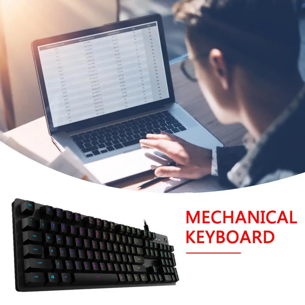 Проводная игровая клавиатура Logitech G512 Carbon RGB с подсветкой механическая T Switch