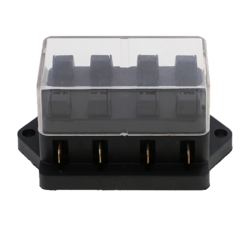 DC 12V 24V 32V цепь ATC ATO Blade предохранитель блок держатель 4 Way|Перемычки| |