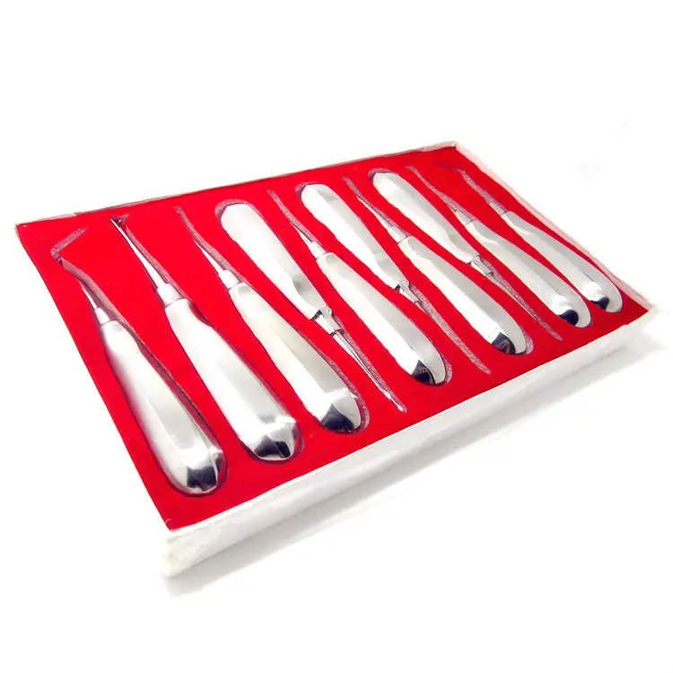 10 шт. набор для извлечения корней из нержавеющей стали|stainless steel dental|dental elevatortooth kit |