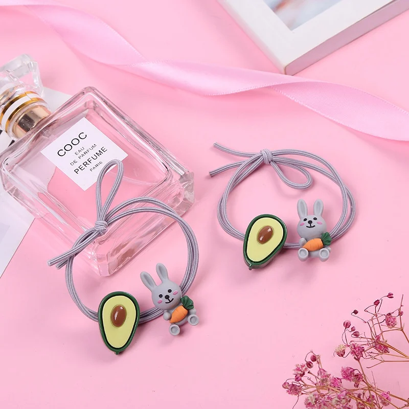 Высокое качество пластика с милым кроликом Авокадо для женщины и ребенка резинки