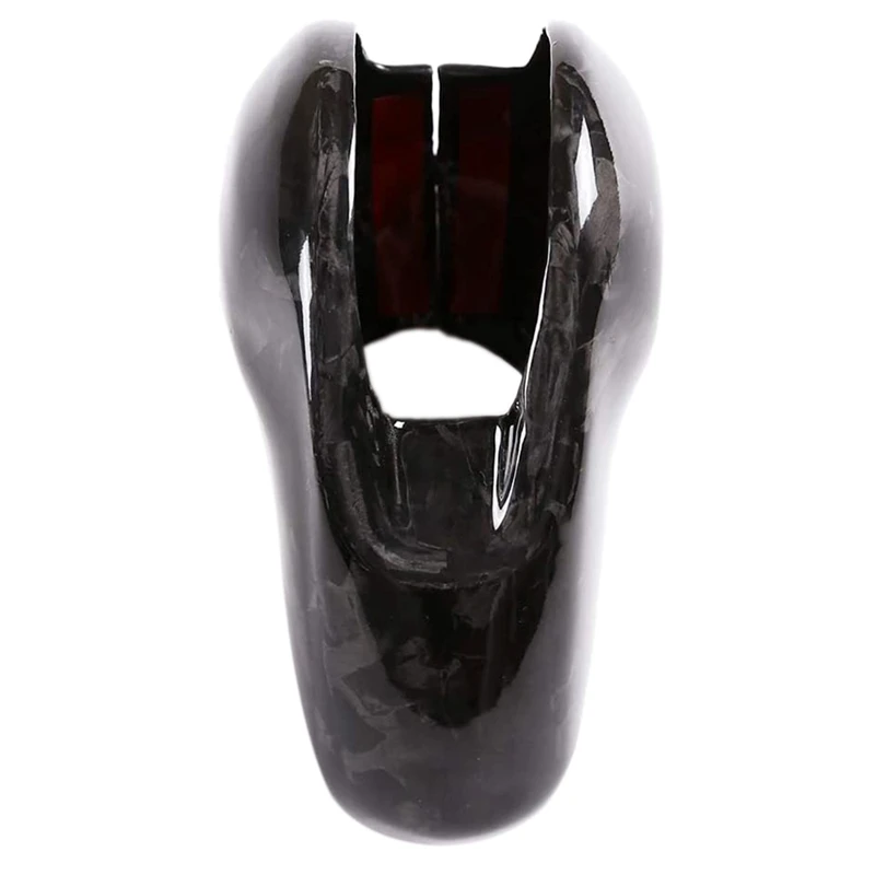 

Верхняя часть!-Внутренняя накладка рычага переключения передач из настоящего углеродного волокна, отделочная накладка, автозапчасти для ...