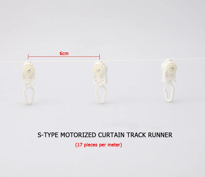 S-образная занавес-волна моторизованная электрическая направляющая шторка Dooya