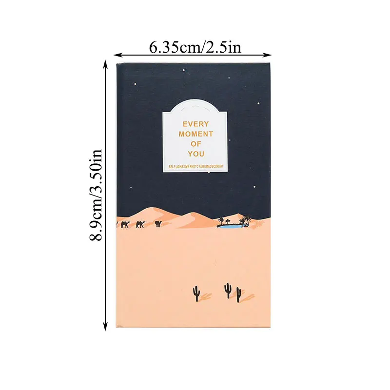 

84 Pockets Photo Album Fashion Home Family Friends Saving Memory 3 inches Business Card Bag Cartoons Photo Holder Card Holder