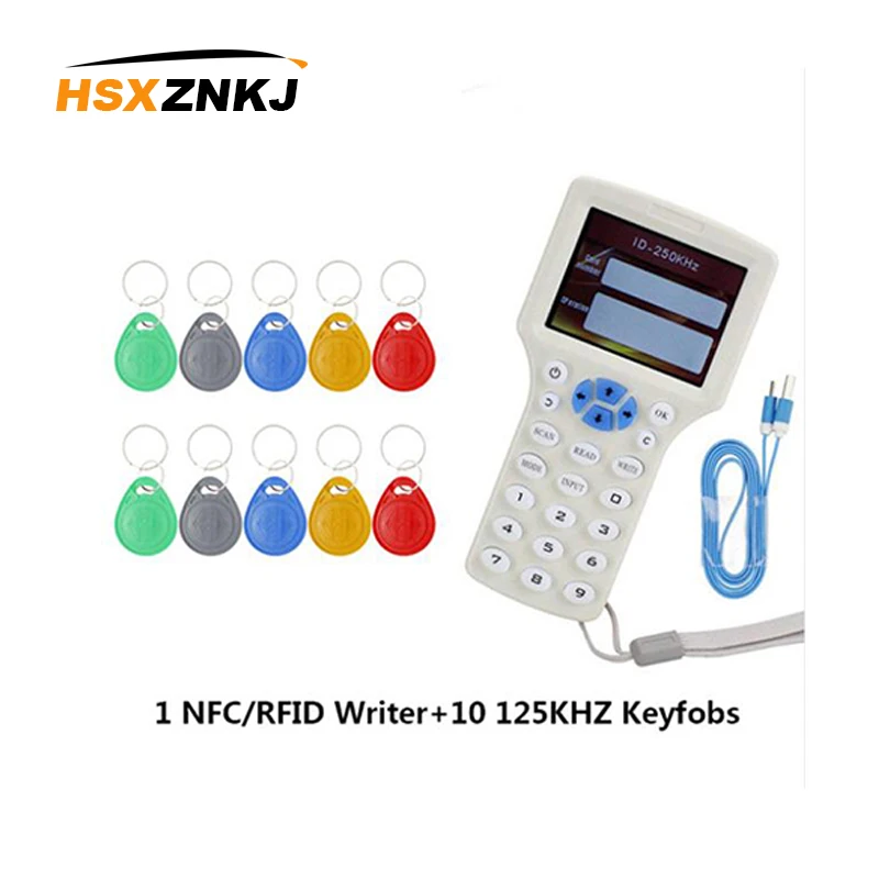 Набор для копирования Rfid на английском языке 10 частот чтение Id/ic Дубликатор