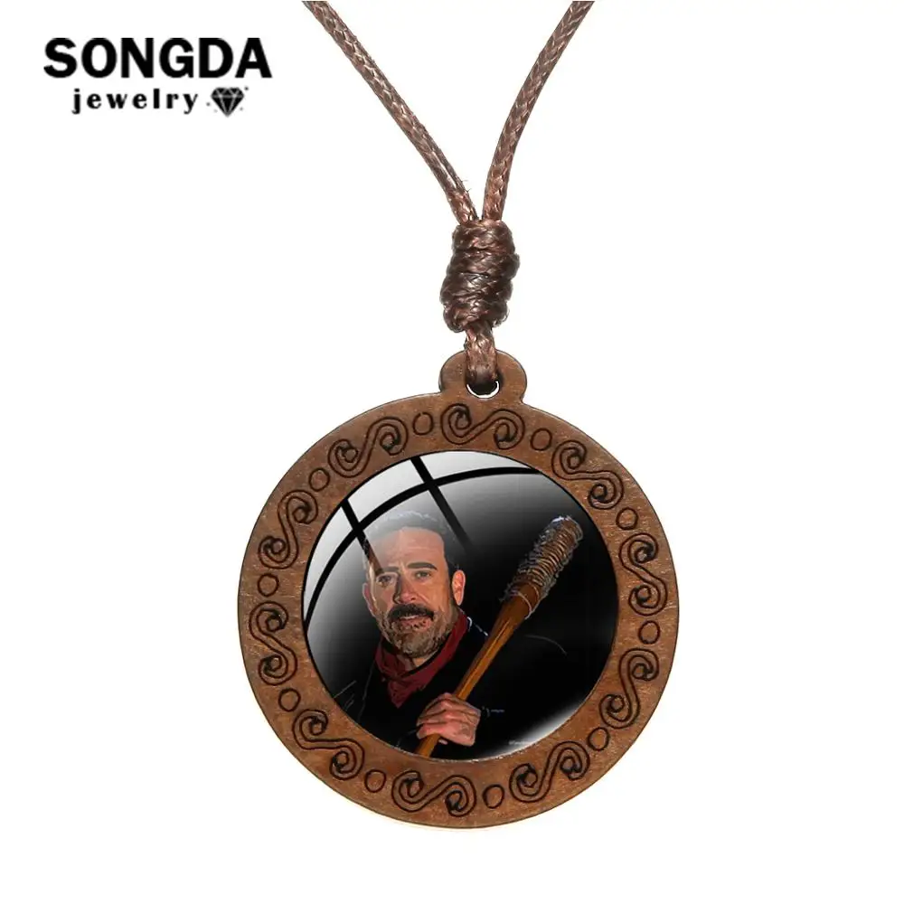 SONGDA винтажное ожерелье Ходячие мертвецы ювелирные изделия из фильма ужасов фото