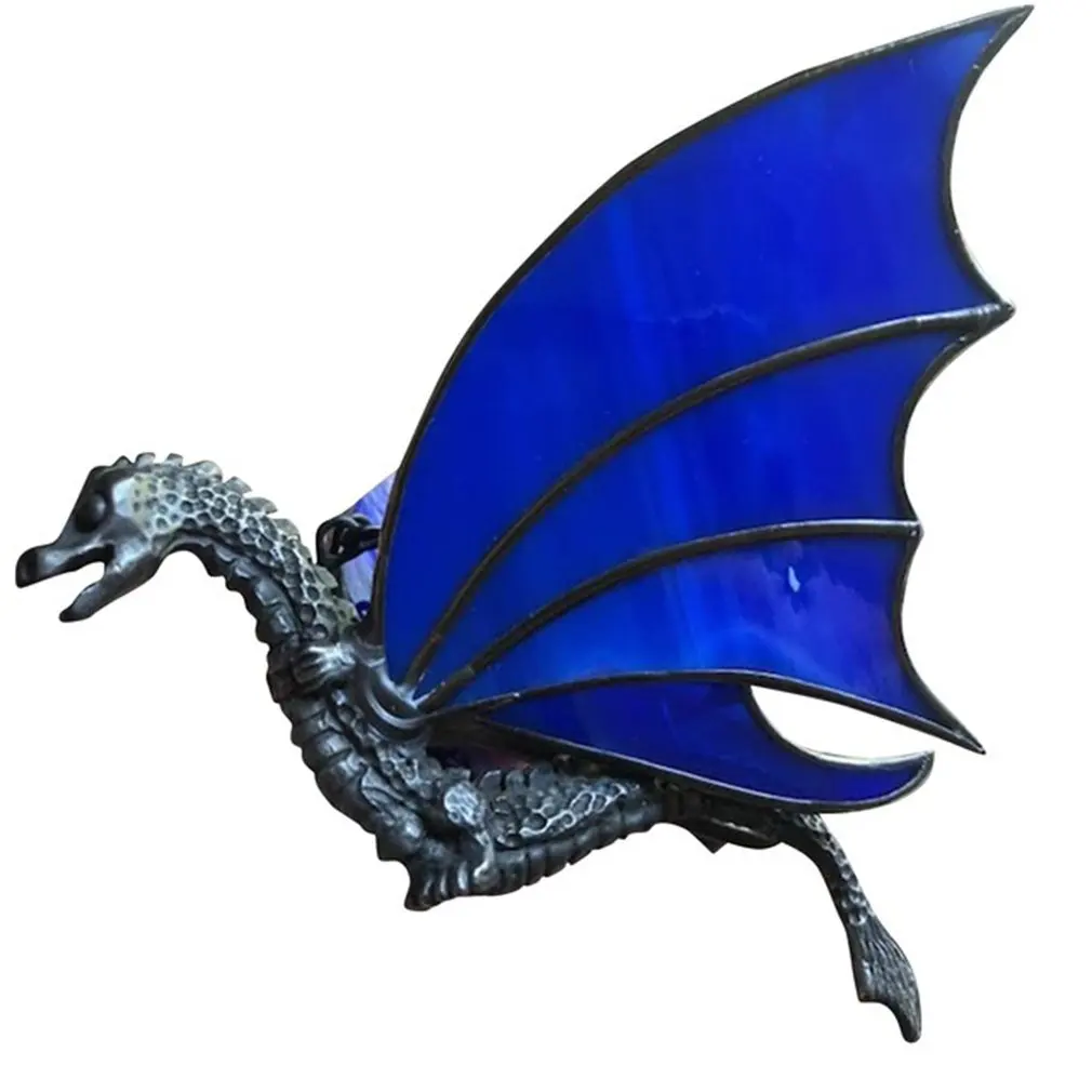 

Dragon Hanging Statue Multi-Color Dragon Resin Crafts Grotesque Dragon Ornaments For Fence Garden Yard Porch