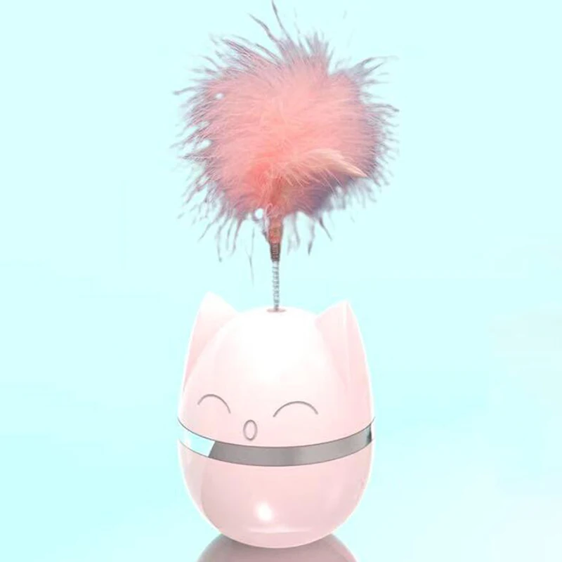 1 Набор игрушка в форме головы кошки перо 2 цвета | Дом и сад