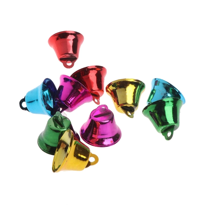 

10PCS Multi-Color Pet Bird Bells Wind Chimes For Parrot Toy DIY Stainless Steel