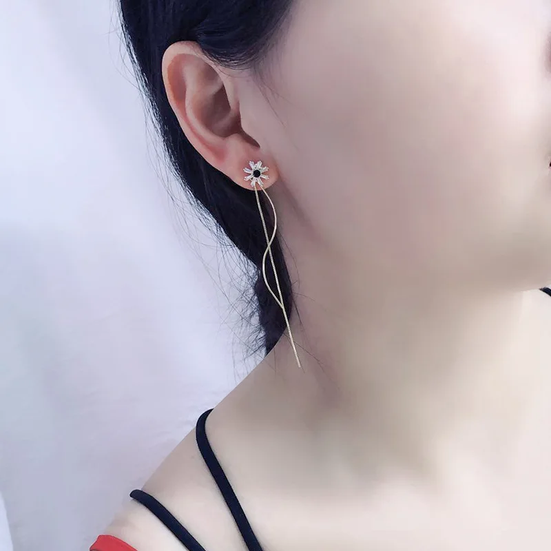 SWOUR новые модные ювелирные изделия S925 Серебряные серьги-подвески для вечеринки