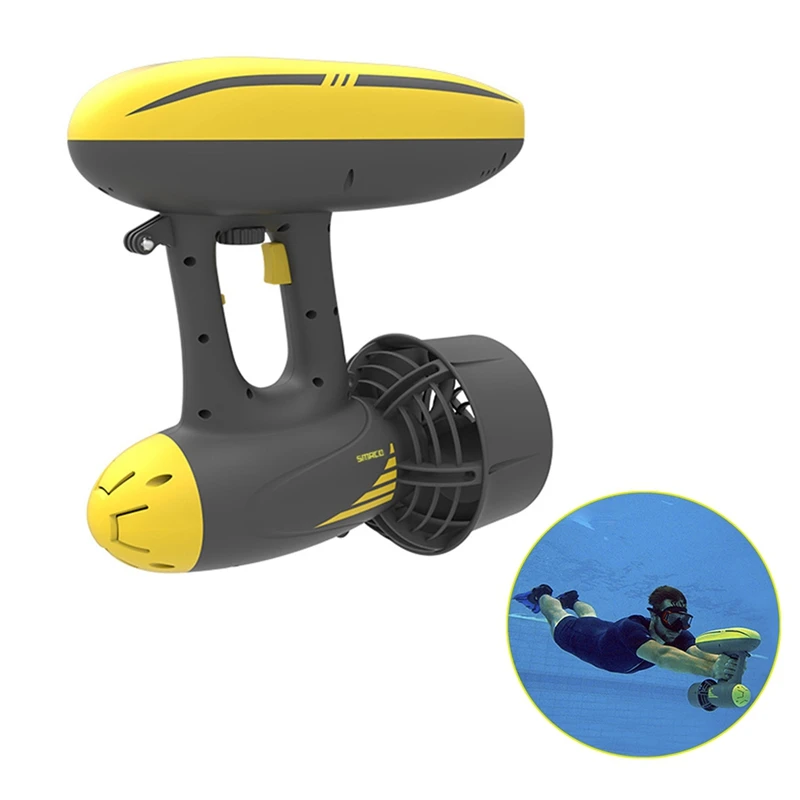 

600W Underwater Scooter 2 in 1 Electric Propeller Water Dual Speed Booster Diving Scuba Screw Action Camera Compatible(EU Stock)