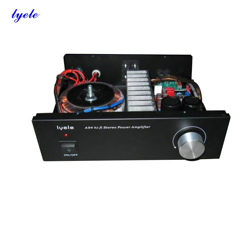 

Аудиоусилитель Lyele A94 NE5532 Op Amp HiFI Fever 2 × 68 Вт LM3886 домашний усилитель для настольного компьютера