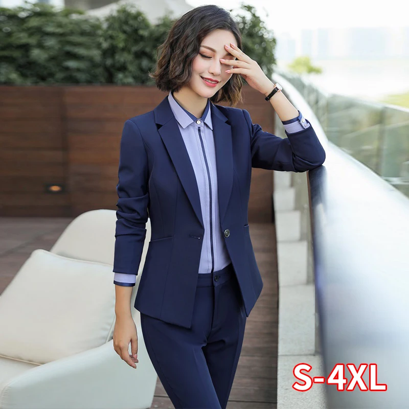 Модная Офисная Женская одежда элегантные костюмы в стиле Пэн деловые офисные для