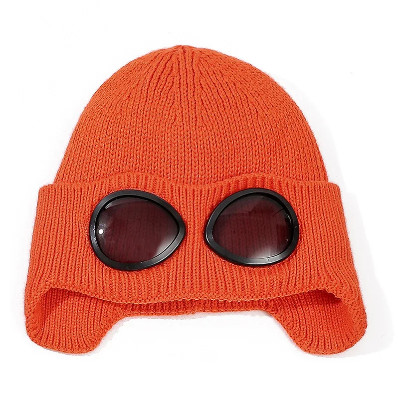 Новая шерстяная шапка pilot плюшевая вязаная универсальная Солнцезащитная для