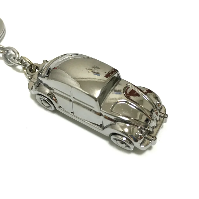 silver car Автомобильный брелок из сплава, брелок, подвеска, модель автомобиля, брелок, кольцо, держатель для Mini Cooper, автомобильный брелок, Декор, брелок, держатель для ключей - Название цвета: silver car