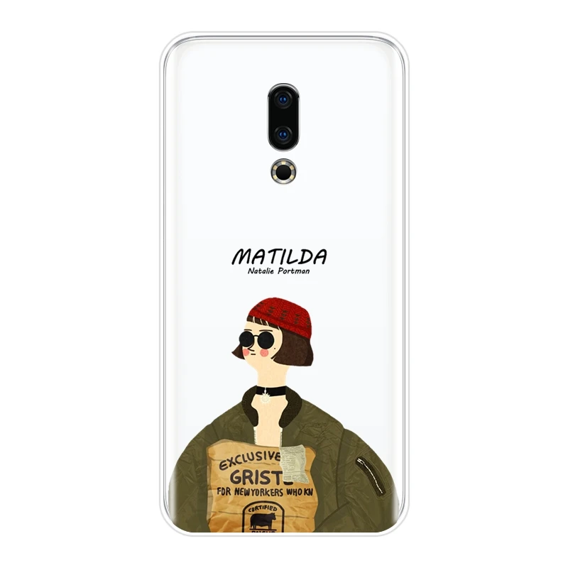 Задняя крышка для Meizu 16th 16x15 Lite 16 Plus Leon профессиональная Девушка Мягкий