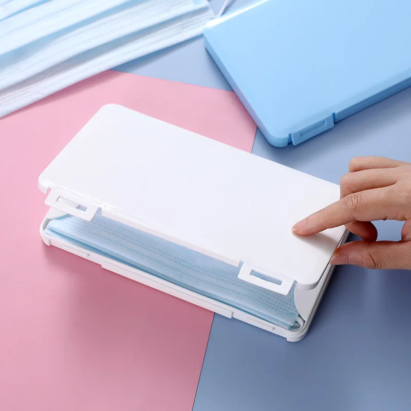

Mask Storage Box Large-Capacity Household Plastic Dust-proof Sealed Wet Tissue Box For Mouth And Nose Mask Box