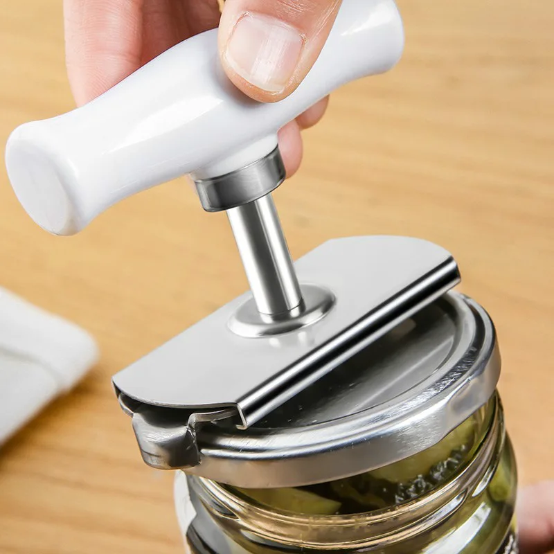 Adjustable Jar Opener Stainless Steel Lids off Bottle Can Kitchen Tools for 1-4 inches | Дом и сад