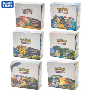 324pcsbox pokemon english cards sword shield cards entertainment newest sunmoon evolutions trading card game collection toys free global shipping