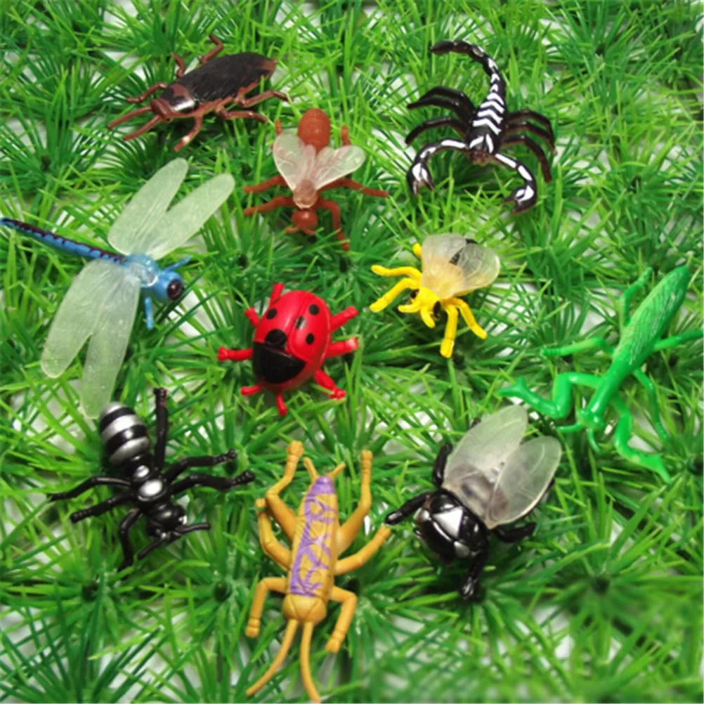 Мини фигурка животного детские развивающие игрушки имитация насекомых модель