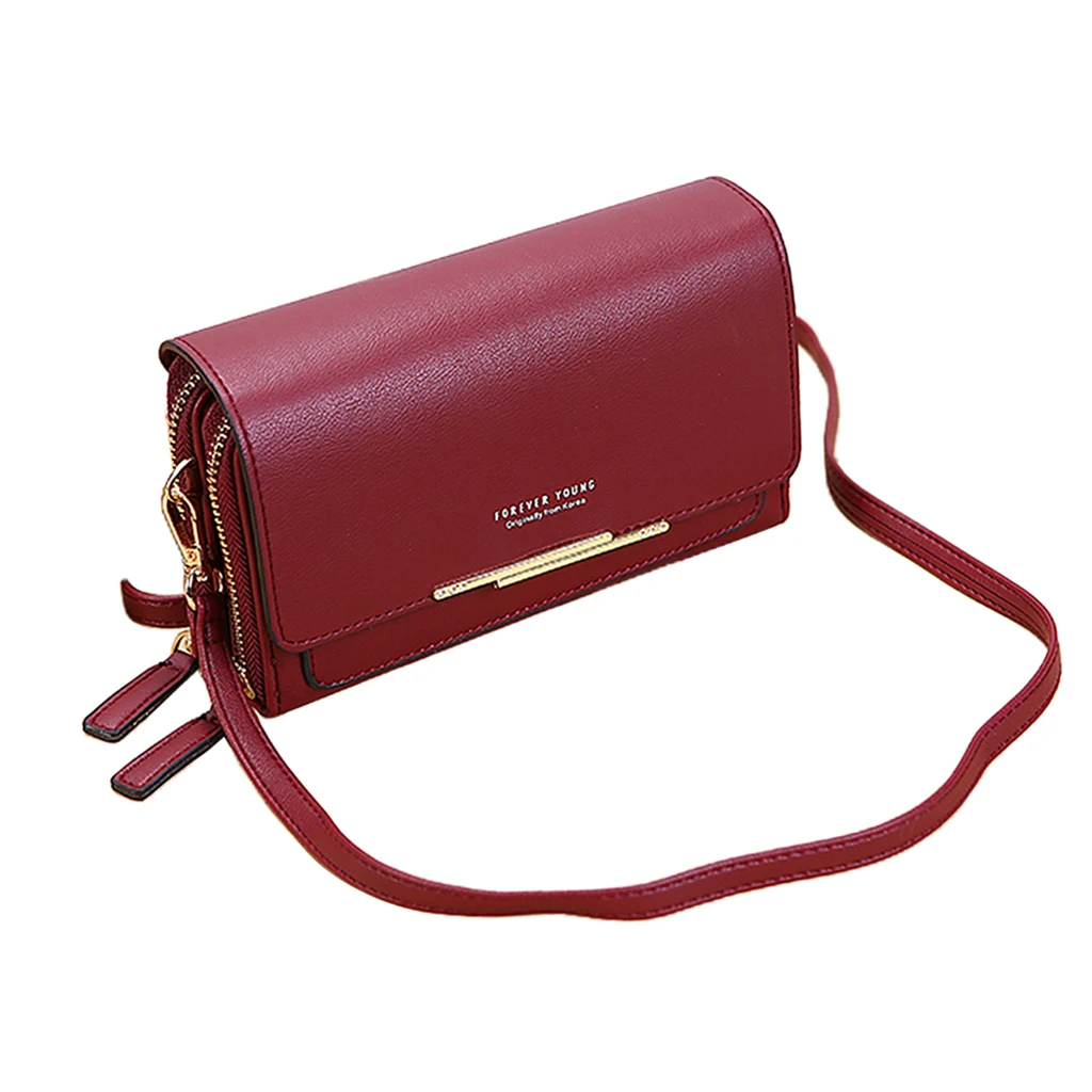 

Womens Fashion PU Leather Messenger Bag Clutch Mini Crossbody Shoulder Bag Tote