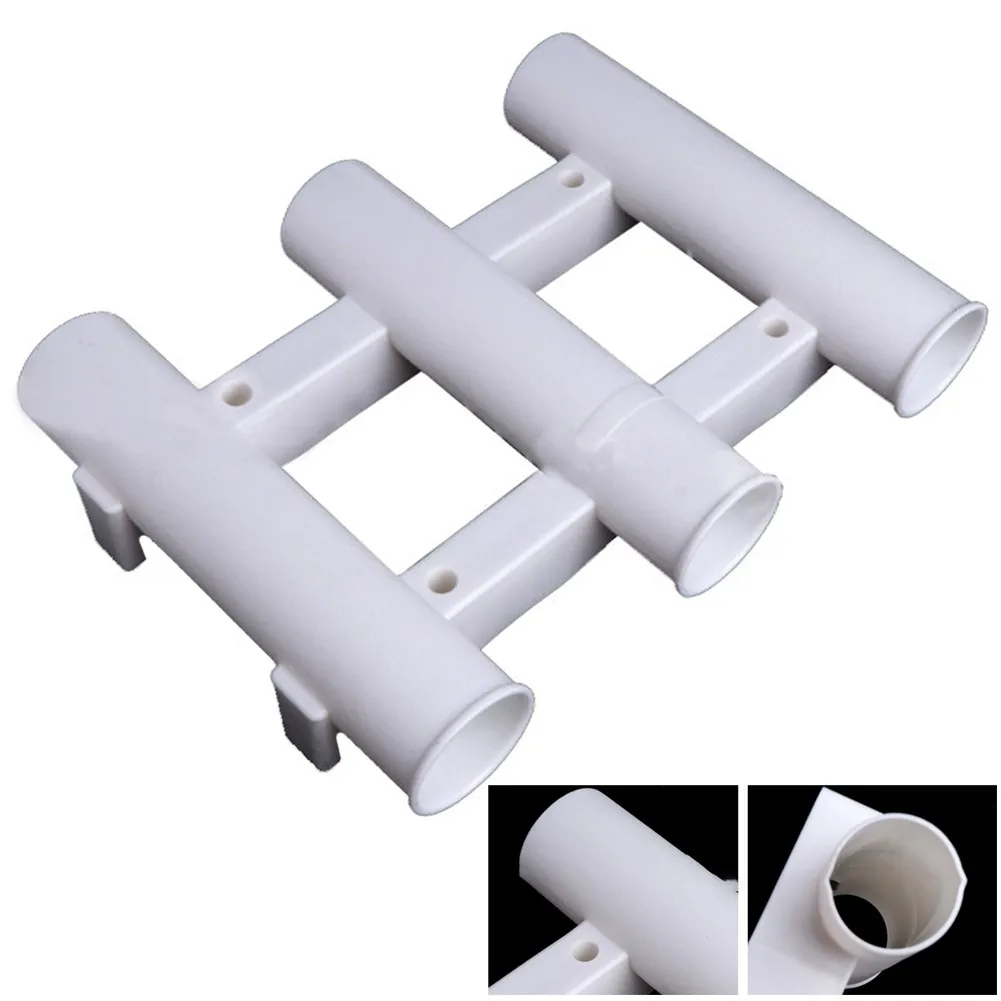 

1pcs 3-Link Fishing Rod Holder Socket Fish Pole Storage Rods Mount Rack For Boat Pesca Iscas Tool Fishing Tackle Accessories