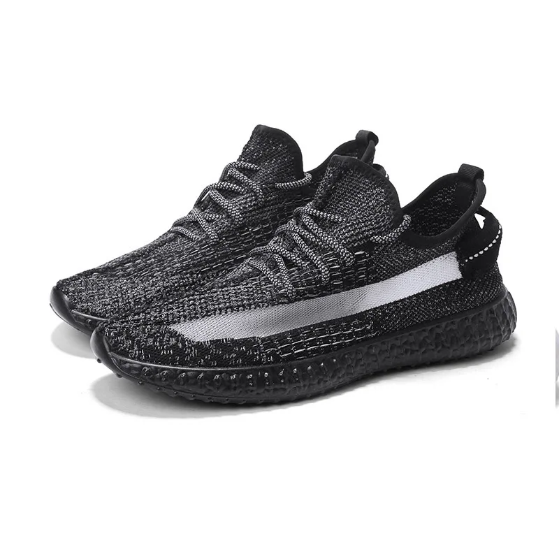 

Unisex Lightweight Sneakers Flying Woven Coconut Single Shoes Breathable Lace Up Sports Shoes Casual Deportivas Hombre