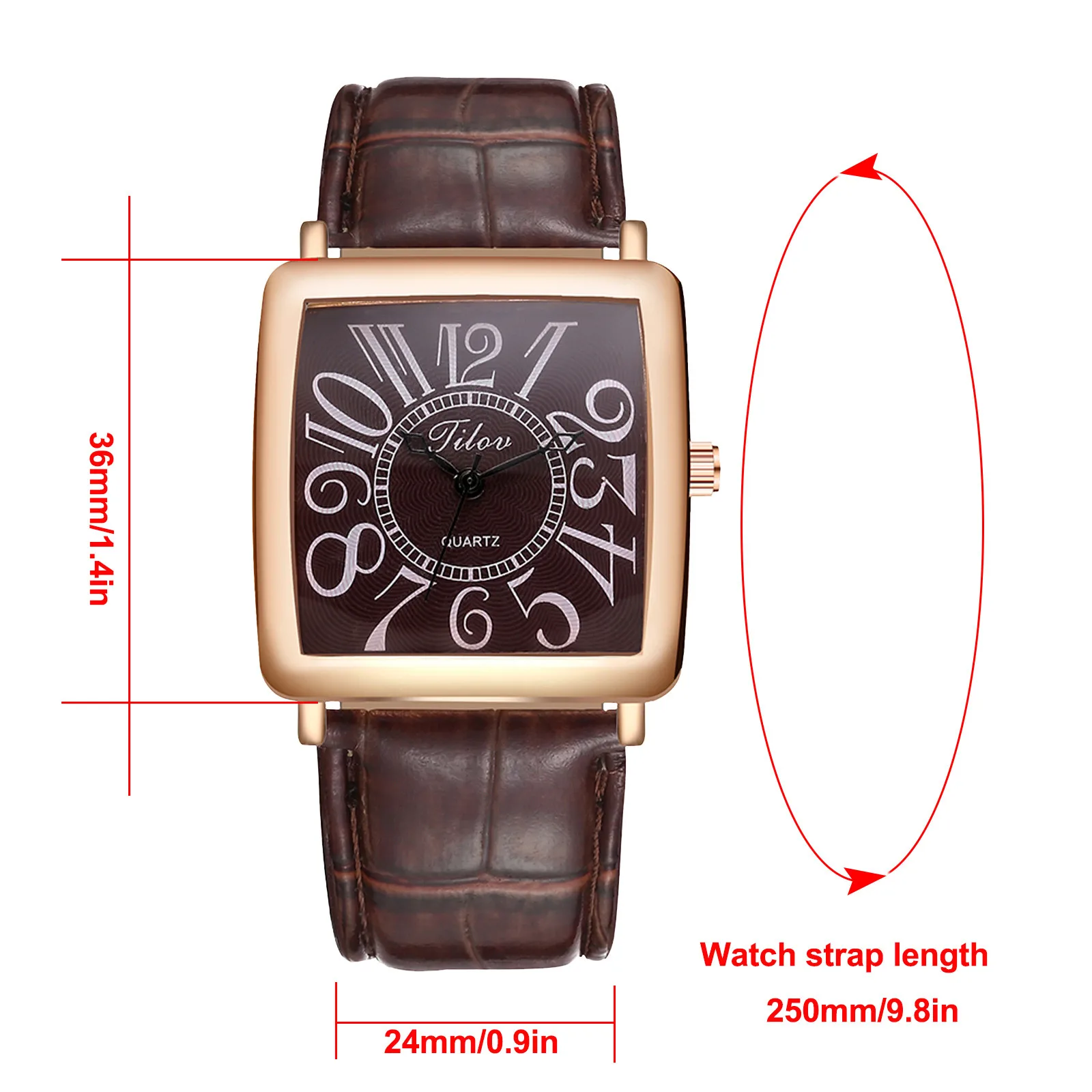 

Smart Watch PD630 Men's Ladies Quartz Watch Fashion Leather Strap Watch