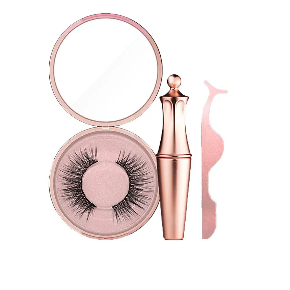 Новый Магнитный жидкий подводка для глаз и магнитный ненастоящий ресницы набор