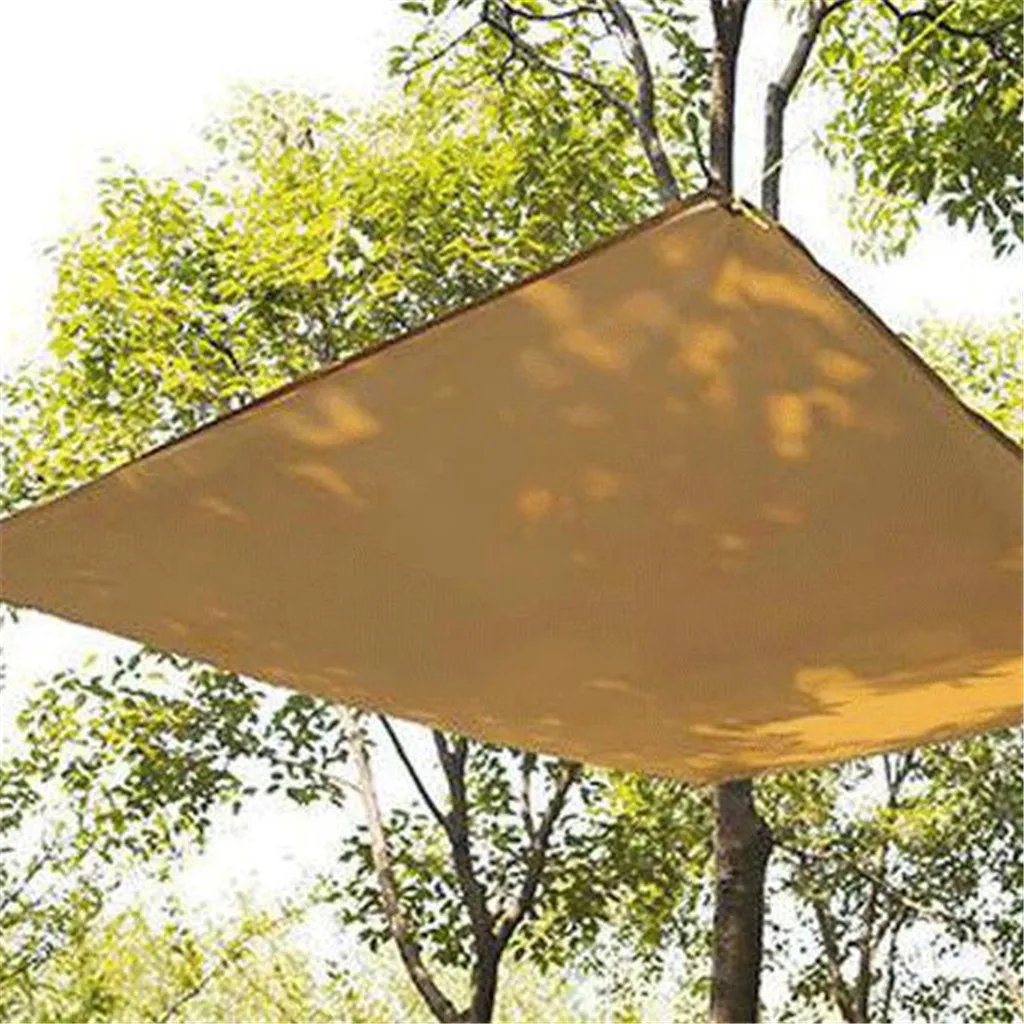 

Four Corner Canopy sky curtain Picnic Mat Waterproof Sunscreen Outdoor Shade Cloth Summer awning Gardening havelock #25