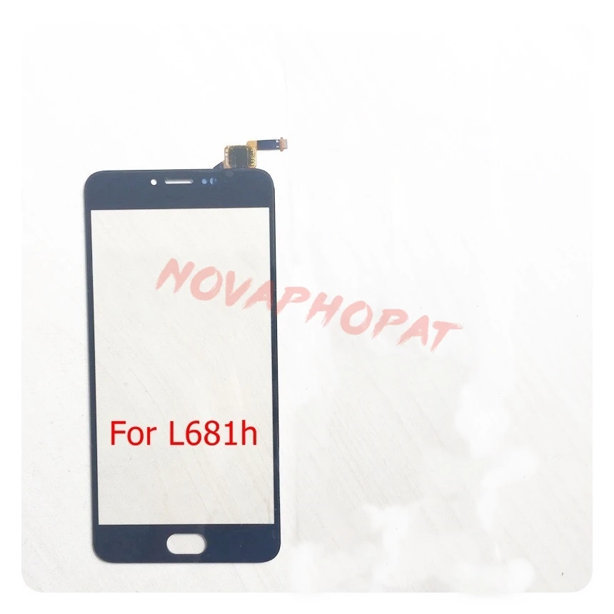 Novaphopat черный/белый датчик для Meizu M3 Note L681H / M3note M681H сенсорный экран дигитайзер