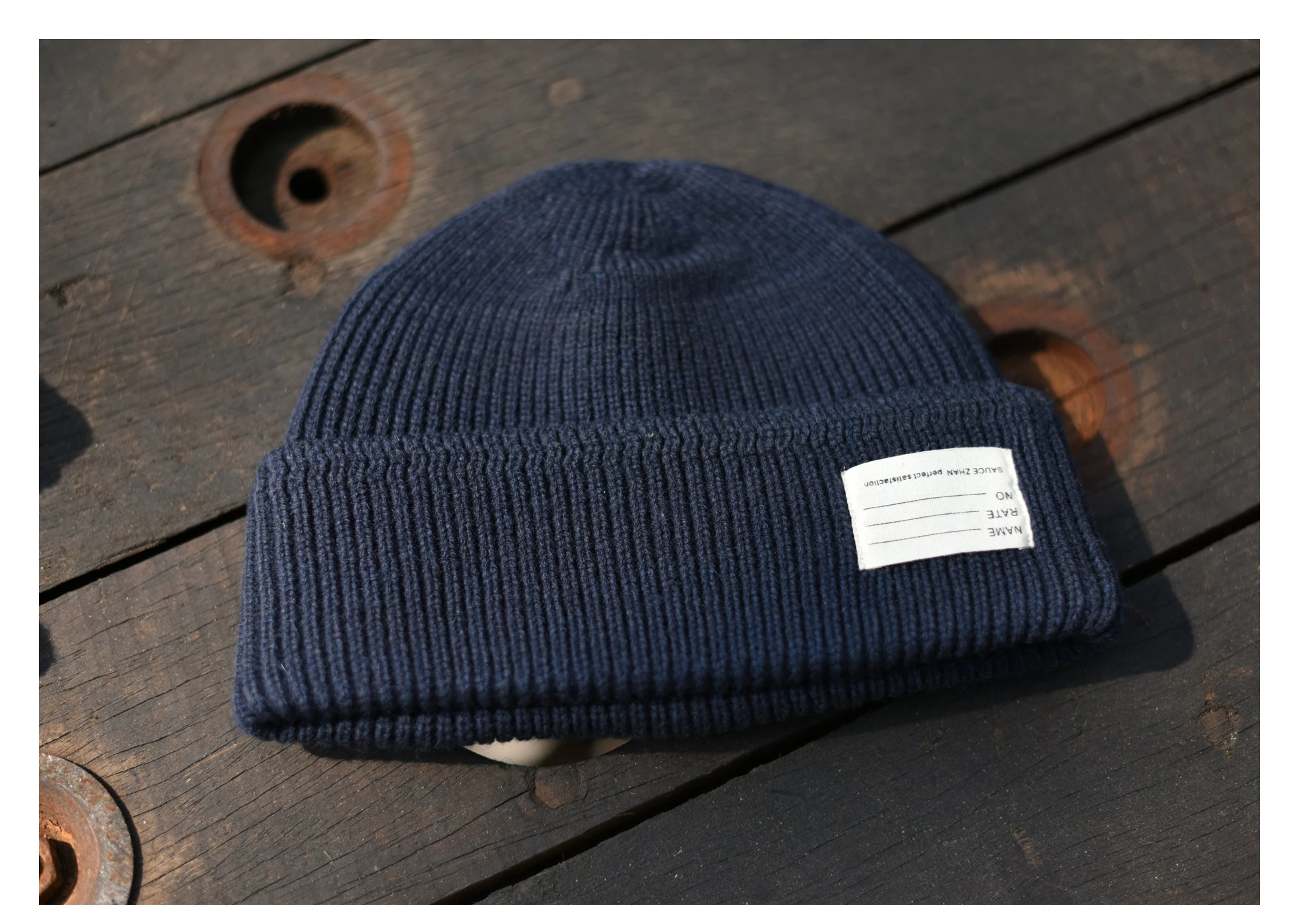 Dark Blue SauceZhan Вторая мировая война холодная шляпа ВВС шерстяная вязаная шерстяная шапка Дыня Дамская винтажная мужская шляпа Федора Чародейка шляпы черная шляпа - Color: Dark Blue