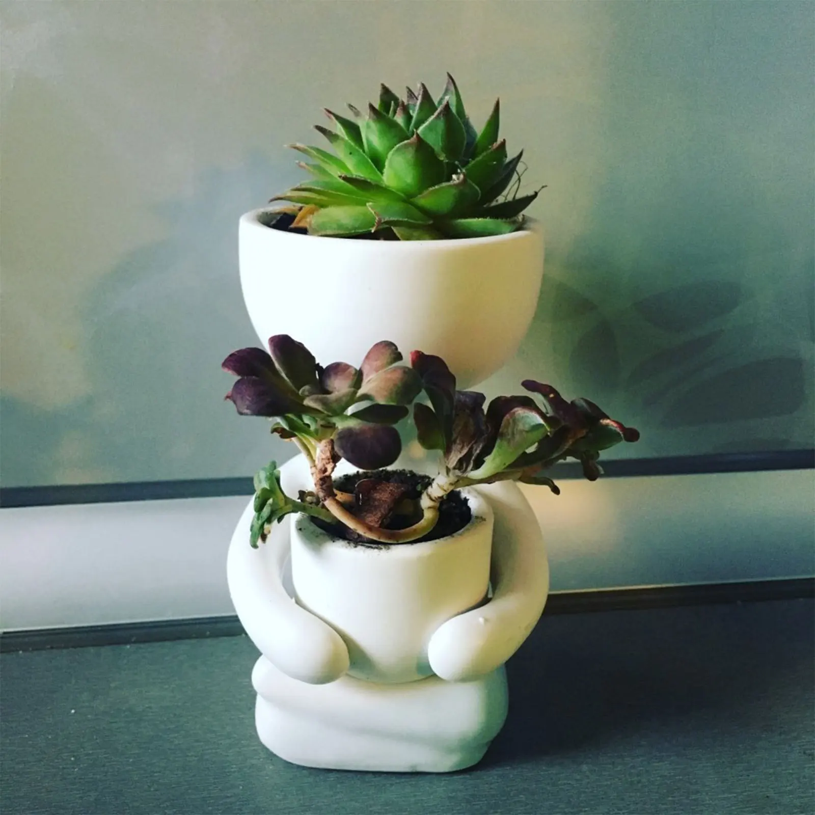 Керамический цветочный горшок человеческое творческое украшение Скандинавская